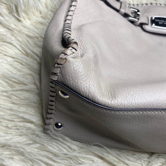 MICHAEL KORS HAMILTON EAST WEST PEARL WHIPPED STITCH TOTE BAG SATCHEL - Picture 3 of 16